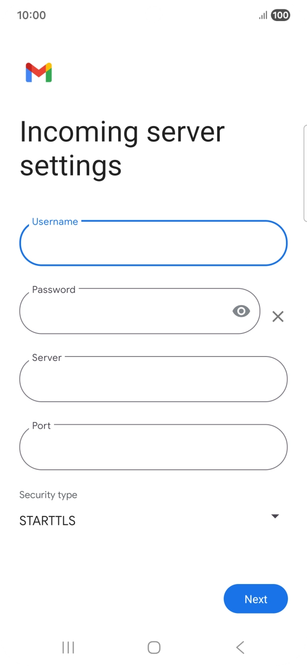 Press the field below 