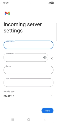 Press the field below 