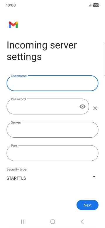 Press the field below 
