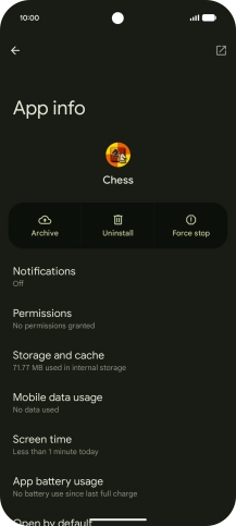Press Storage and cache.