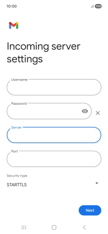 Press the field below 