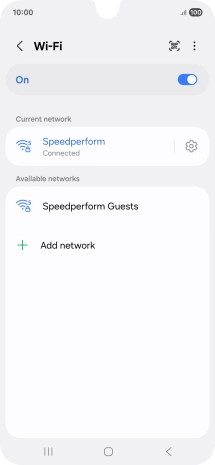 Press the Home key to return to the home screen.
