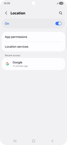 Press App permissions.