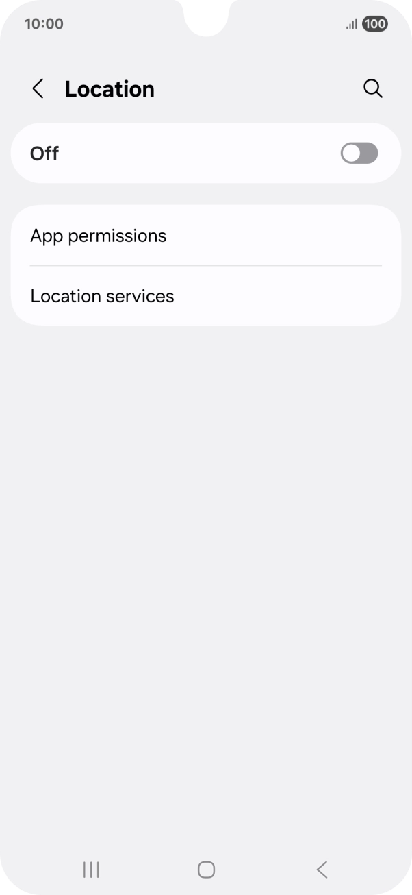 Press the indicator to turn the function on or off.