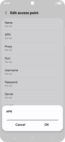 Key in telstra.wap and press OK. Key in telstra.wap and press OK.