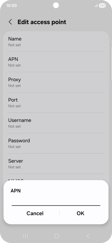 Key in telstra.wap and press OK. Key in telstra.wap and press OK.
