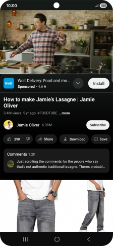 Press and hold the Home key to activate Gemini.