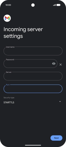 Press the drop down list below 