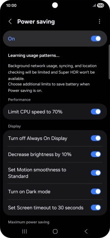Press the Home key to return to the home screen.