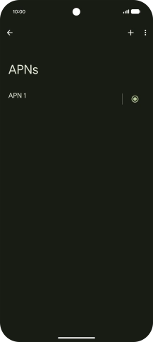 Press the add icon. Press the add icon.