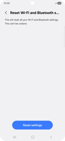 Press Reset settings.