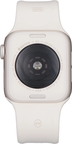 Imagen 2: Vista posterior del Apple Watch SE 3 - Silver