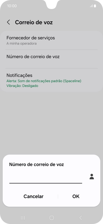 Introduza 123 e prima OK.