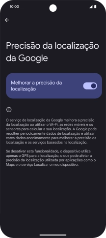 Se premir o indicador junto a 
