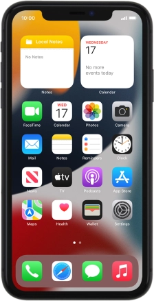 Image 1: Front view of the Apple iPhone 11