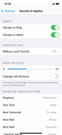 Turning vibration on my mobile phone on or off - Optus