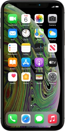 Image 1: Front view of the Apple iPhone Xs