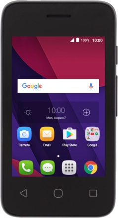 Image 1: Front view of the Alcatel Pixi 4 (3.5)