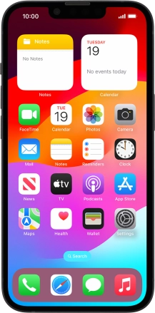 Image 1: Front view of the Apple iPhone 14