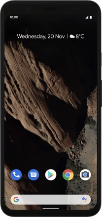 Image 1: Front view of the Google Pixel 4 XL