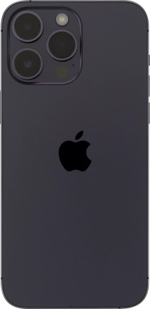 Image 2: Back view of the Apple iPhone 14 Pro Max