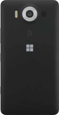 Image 2: Back view of the Microsoft Lumia 950