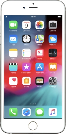 Image 1: Front view of the Apple iPhone 6 Plus