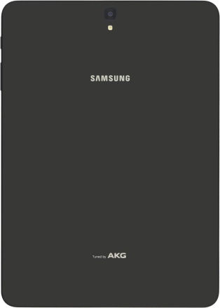 Image 2: Back view of the Samsung Galaxy Tab S3