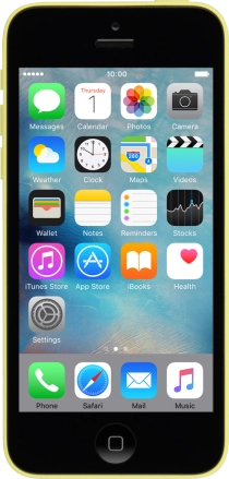 Image 1: Front view of the Apple iPhone 5c