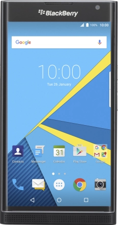Image 1: Front view of the BlackBerry Priv