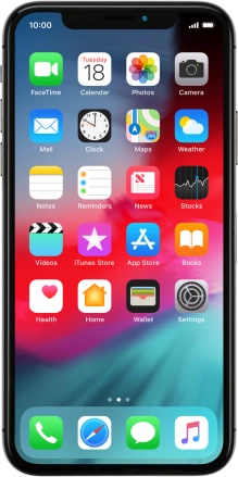 Image 1: Front view of the Apple iPhone X