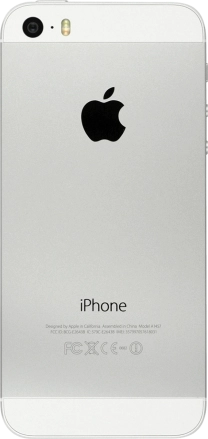 Image 2: Back view of the Apple iPhone 5s