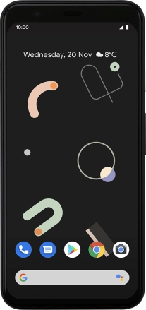 Image 1: Front view of the Google Pixel 4