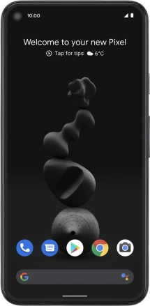 Image 1: Front view of the Google Pixel 5