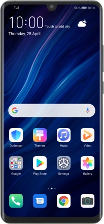 Image 1: Front view of the Huawei P30 Pro