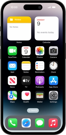 Image 1: Front view of the Apple iPhone 14 Pro