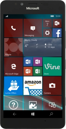 Image 1: Front view of the Microsoft Lumia 950