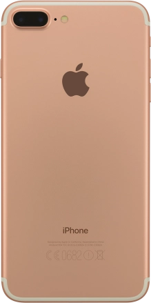 Image 2: Back view of the Apple iPhone 7 Plus