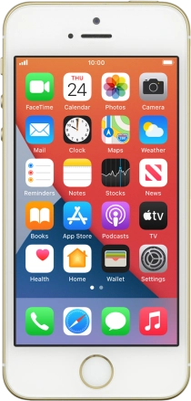 Image 1: Front view of the Apple iPhone SE