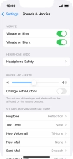 how to make phone vibrate on silent iphone 13 Apple iPhone 13 mini - Sounds main image 0