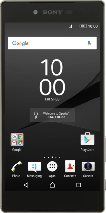 Image 1: Front view of the Sony Xperia Z5 Premium