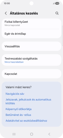 Válaszd a Visszaállítás lehetőséget.