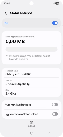 A befejezéshez, és ahhoz, hogy visszatérhess a főképernyőhöz, nyomd meg a főgombot.