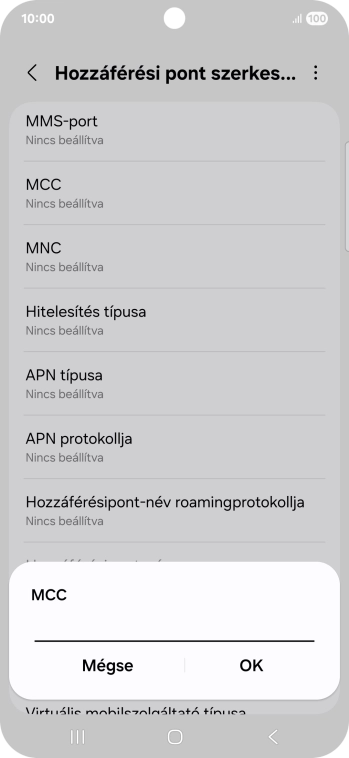 Írd be azt, hogy 216, és válaszd az OK lehetőséget.