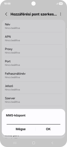 Írd be azt, hogy http://mms.vodafone.hu/servlets/mms, és válaszd az OK lehetőséget.