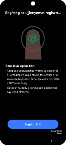 Válaszd a Regisztráció lehetőséget.