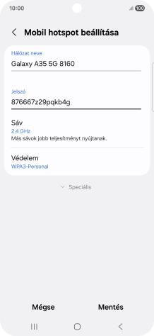 Válaszd a Mentés lehetőséget.