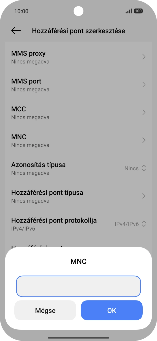 Írd be azt, hogy 70, és válaszd az OK lehetőséget.