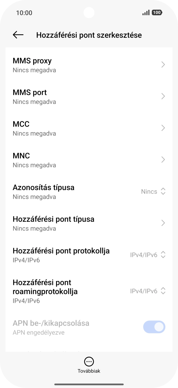 Válaszd az MCC lehetőséget.