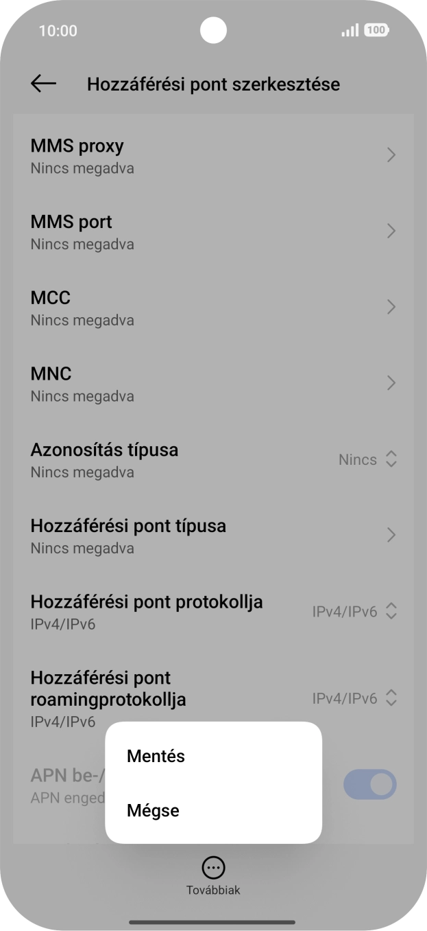 Válaszd a Mentés lehetőséget.